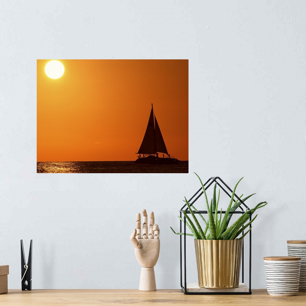 A bohemian room featuring Sunset and Yacht