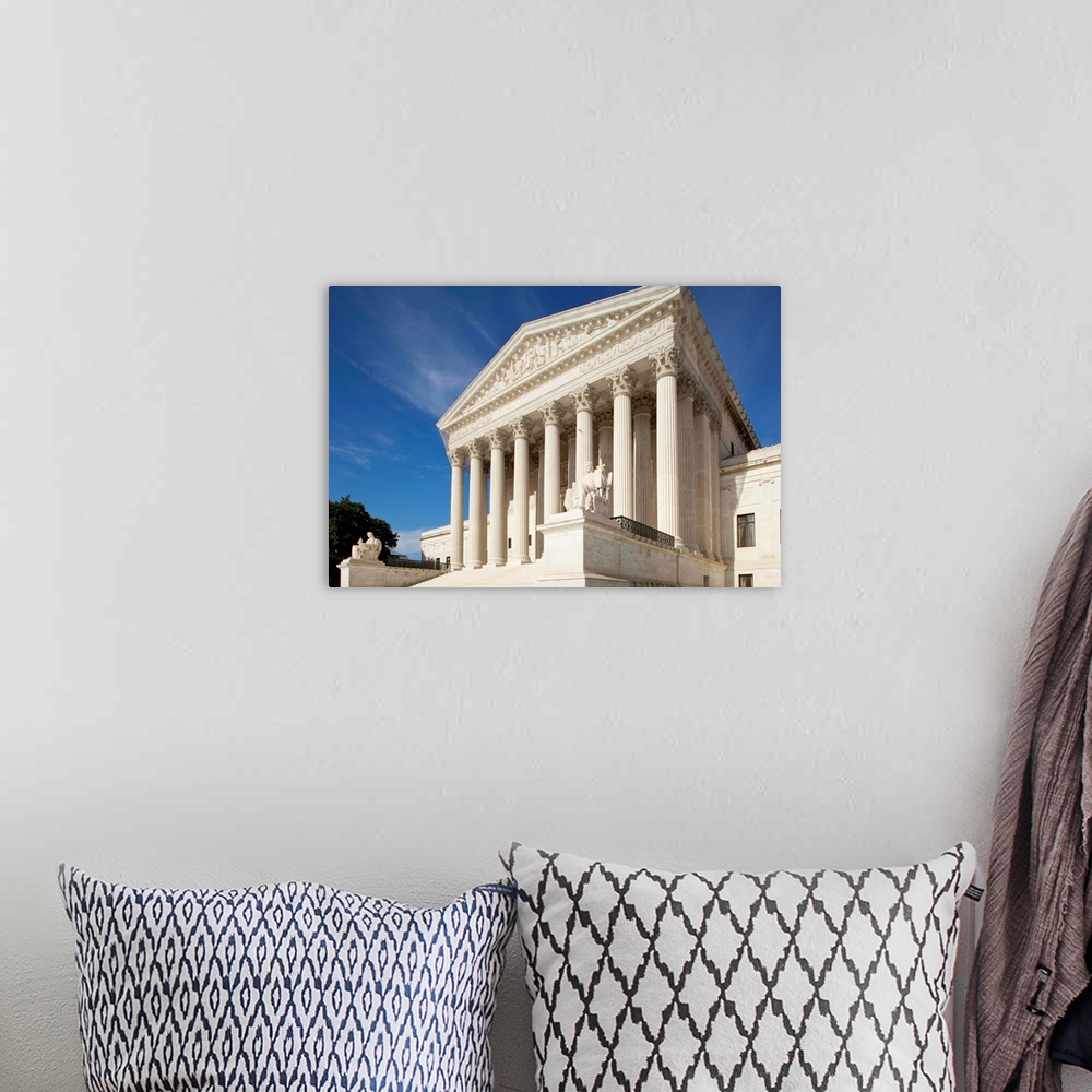 A bohemian room featuring Supreme Court Building In Washington, DC