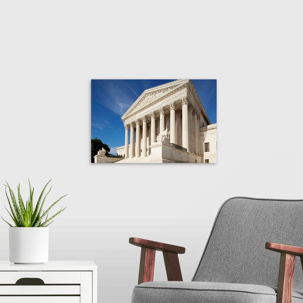 A modern room featuring Supreme Court Building In Washington, DC