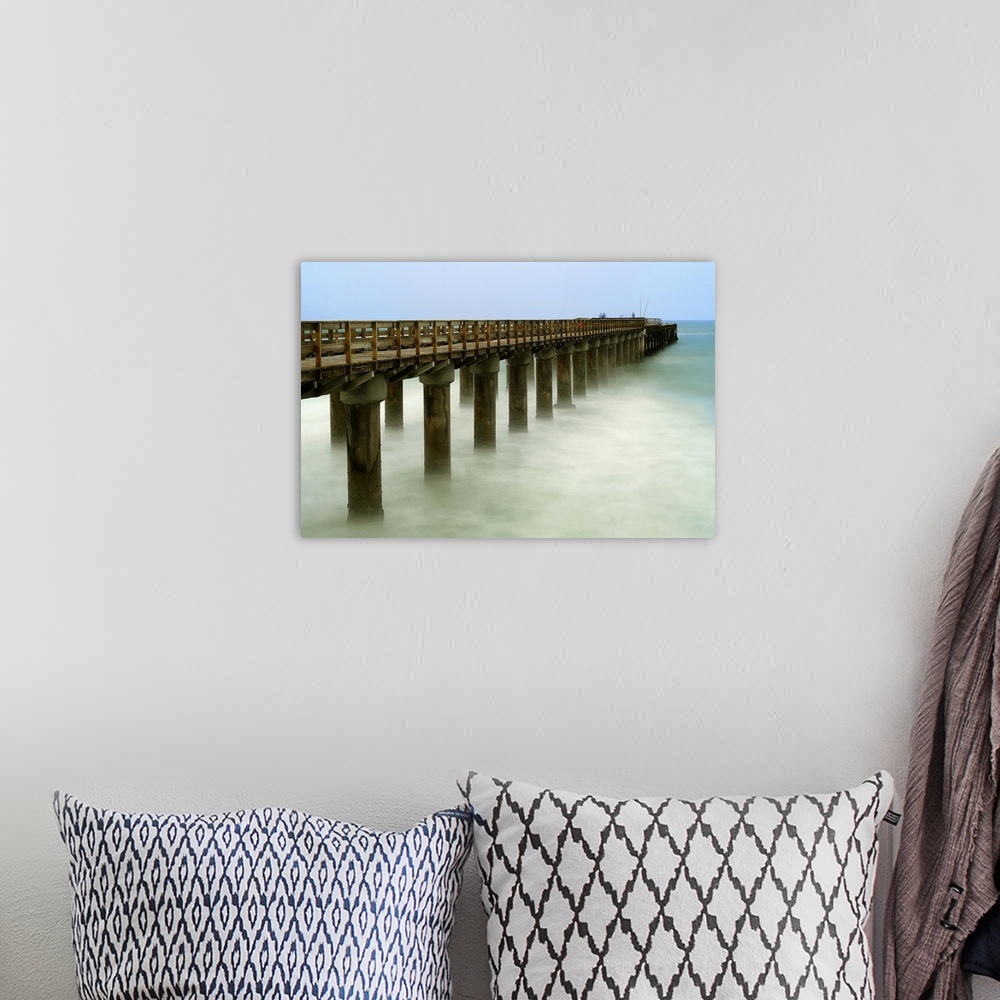 A bohemian room featuring Picture of Swakopmund Pier, Namibia.