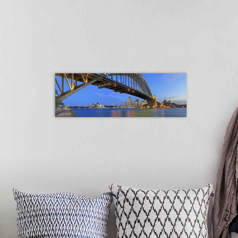 A bohemian room featuring Panorama of Sydney Harbour Bridge, Sydney Opera House and CBD