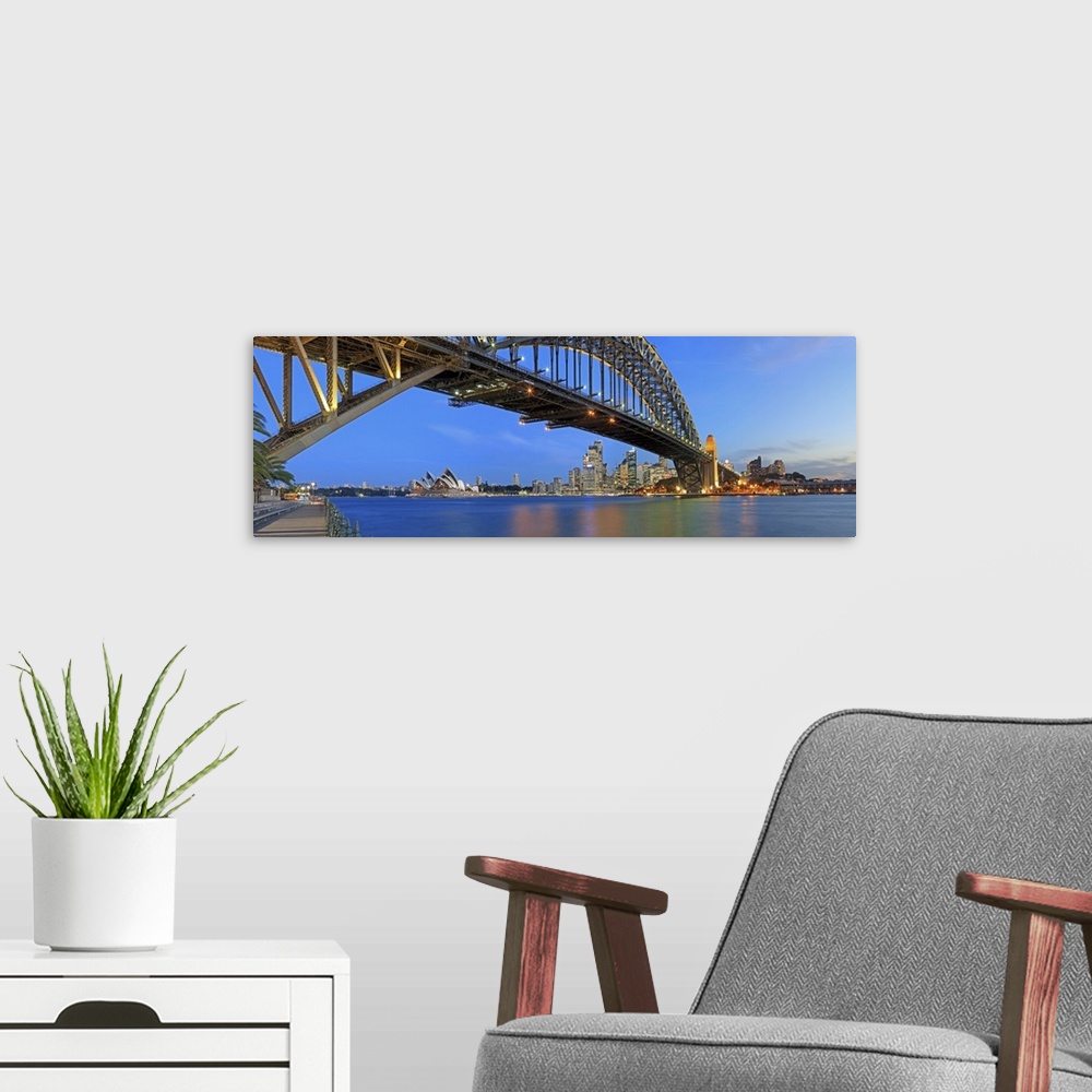 A modern room featuring Panorama of Sydney Harbour Bridge, Sydney Opera House and CBD