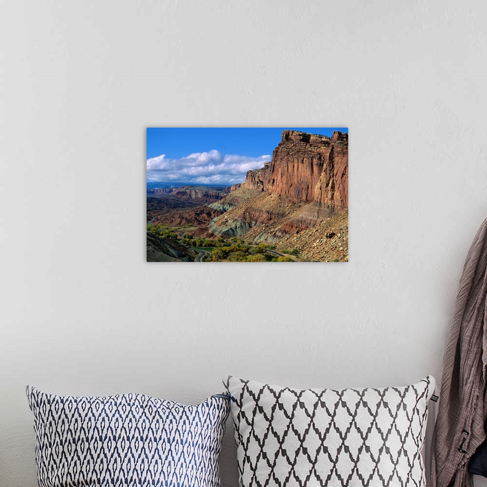 A bohemian room featuring Capitol Reef National Park, Utah, United States, North America