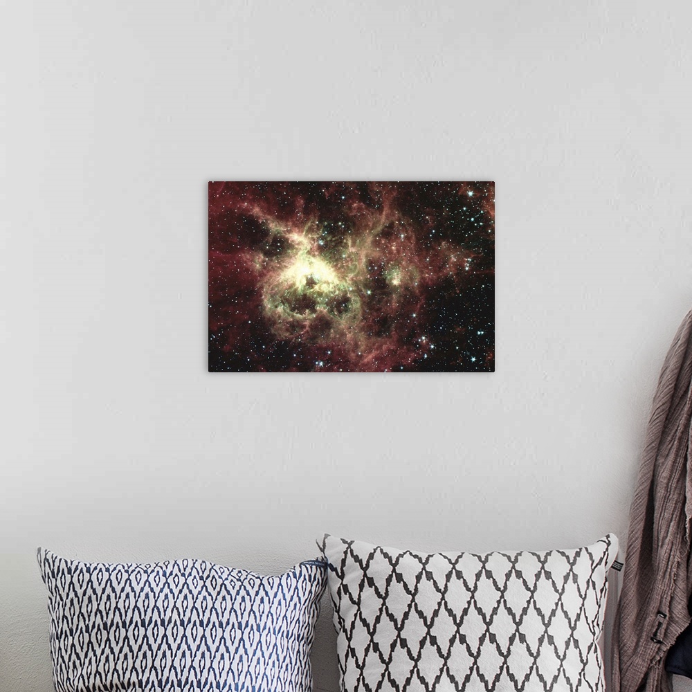 A bohemian room featuring Tarantula Nebula