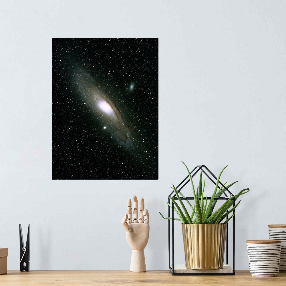 A bohemian room featuring The Andromeda Galaxy