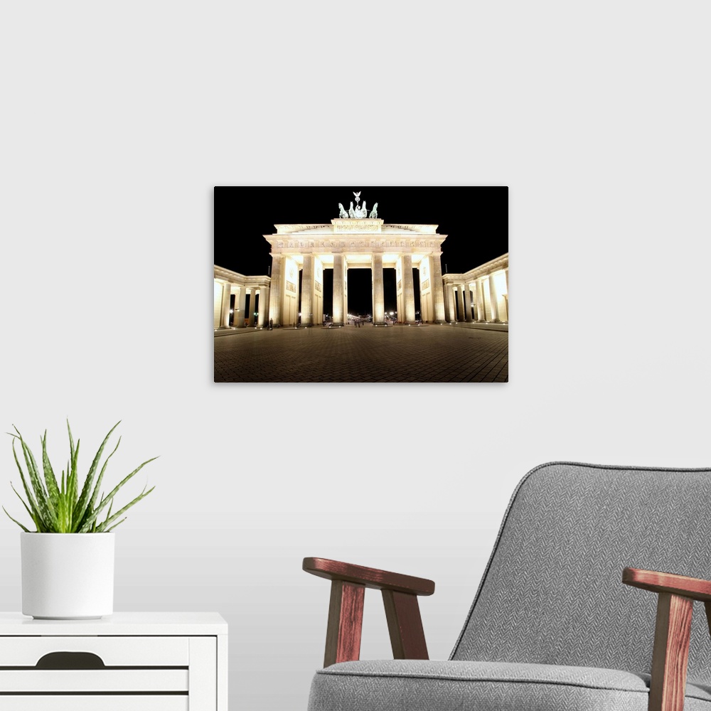 A modern room featuring The Brandenburg Gate (German: Brandenburger Tor) is a former city gate, rebuilt in the late 18th ...