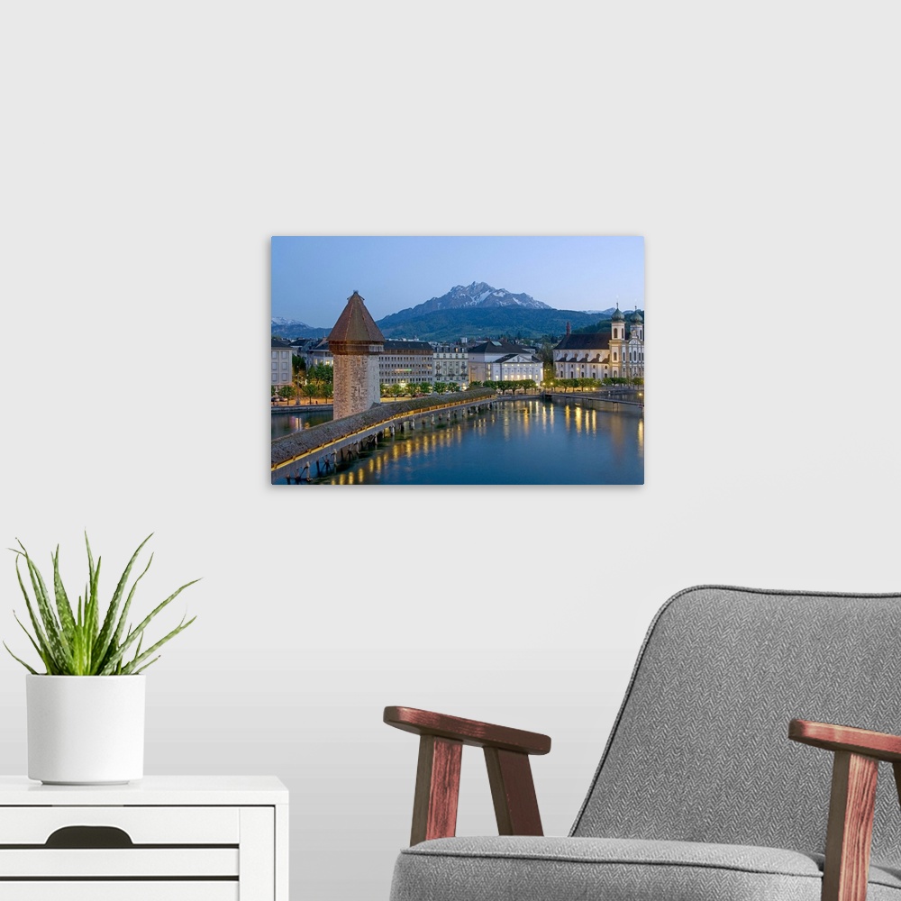 A modern room featuring Lucerne is a city in north-central Switzerland, in the German-speaking portion of that country. L...