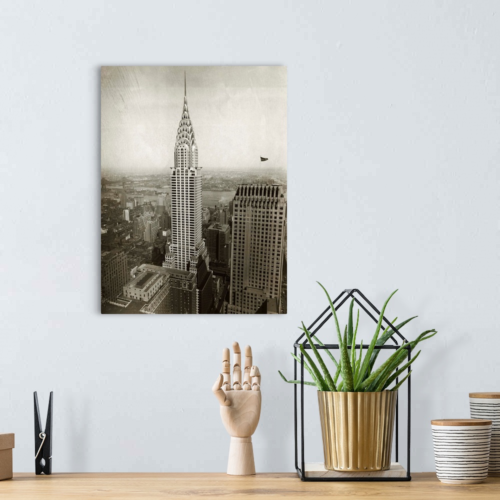 A bohemian room featuring The Chrysler Building --- Image by .. Underwood