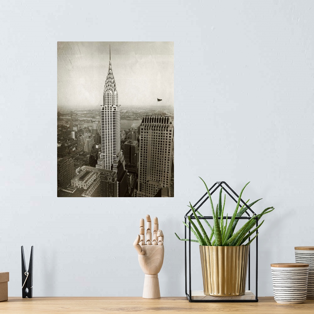 A bohemian room featuring The Chrysler Building --- Image by .. Underwood