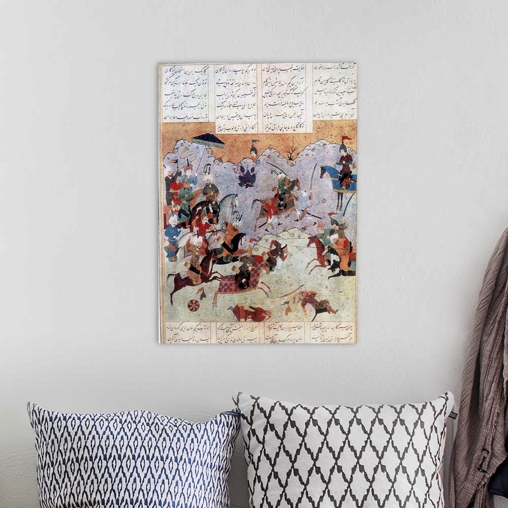 A bohemian room featuring The legend of Alexander the Great