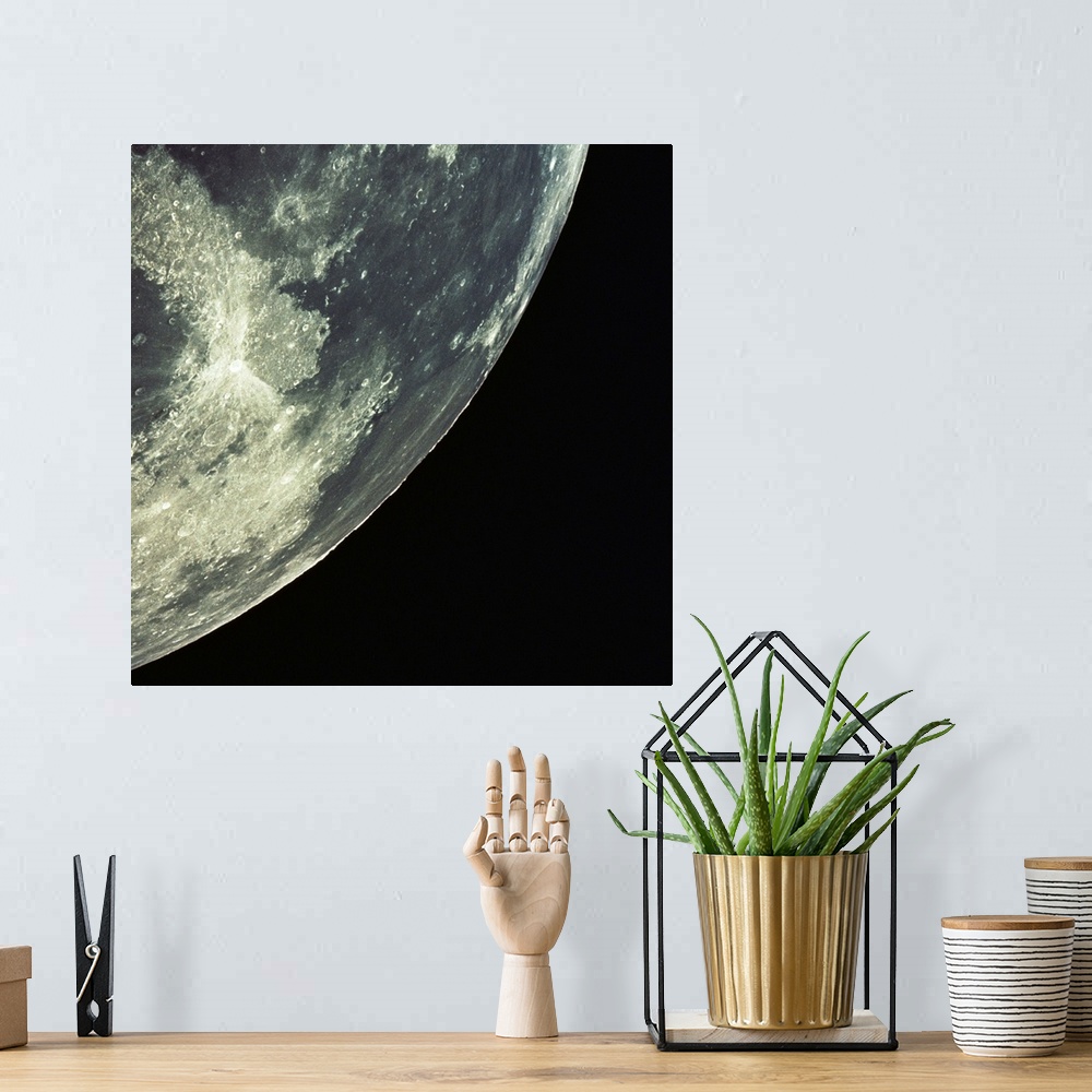 A bohemian room featuring The Lunar Surface