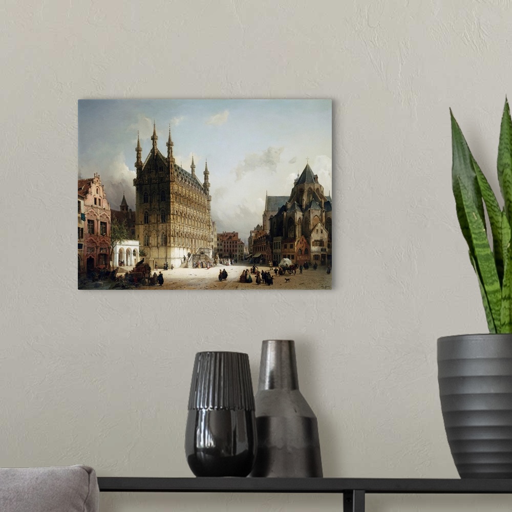 A modern room featuring The Town Hall, Louvain, Belgium by Michael Neher