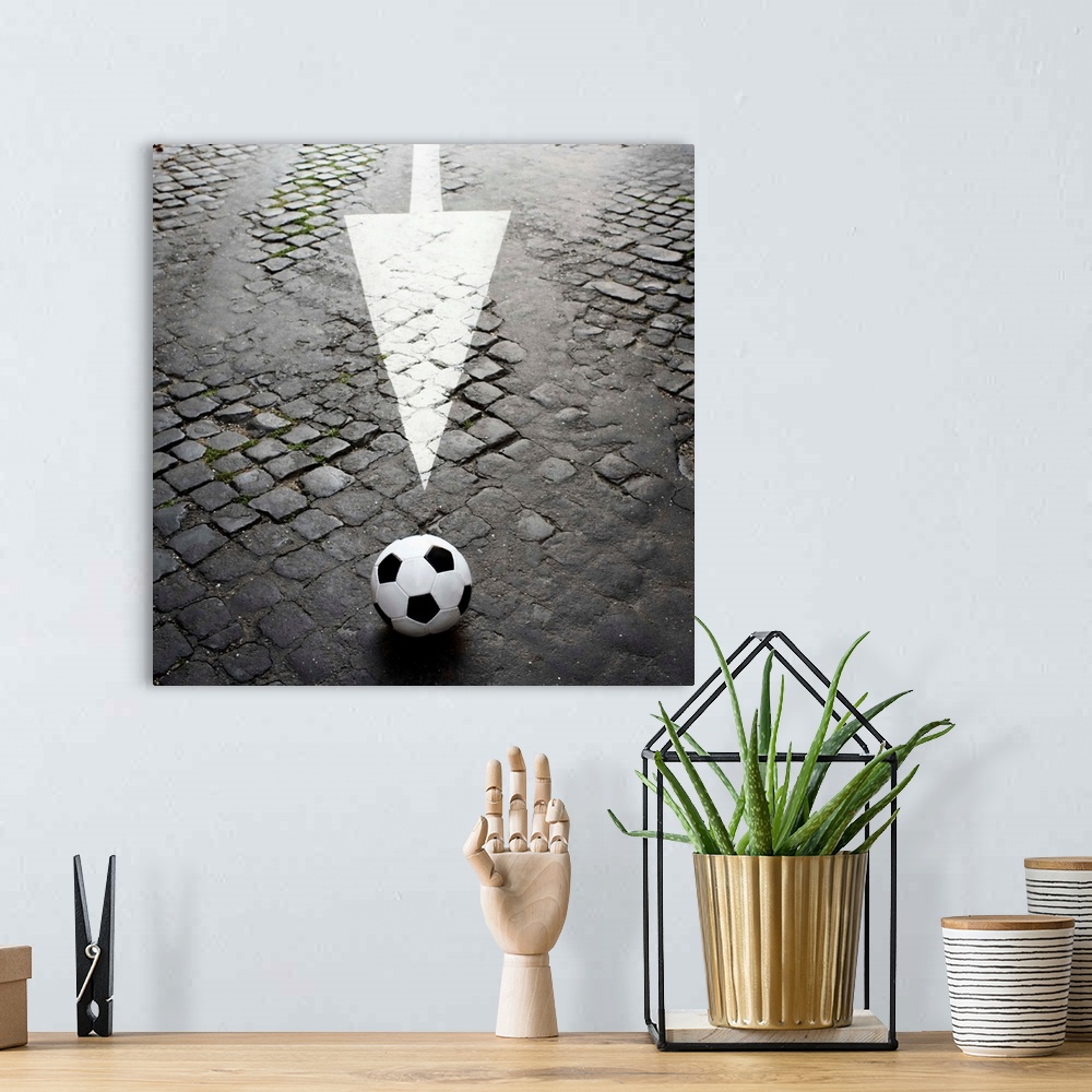 A bohemian room featuring This Way To Soccer