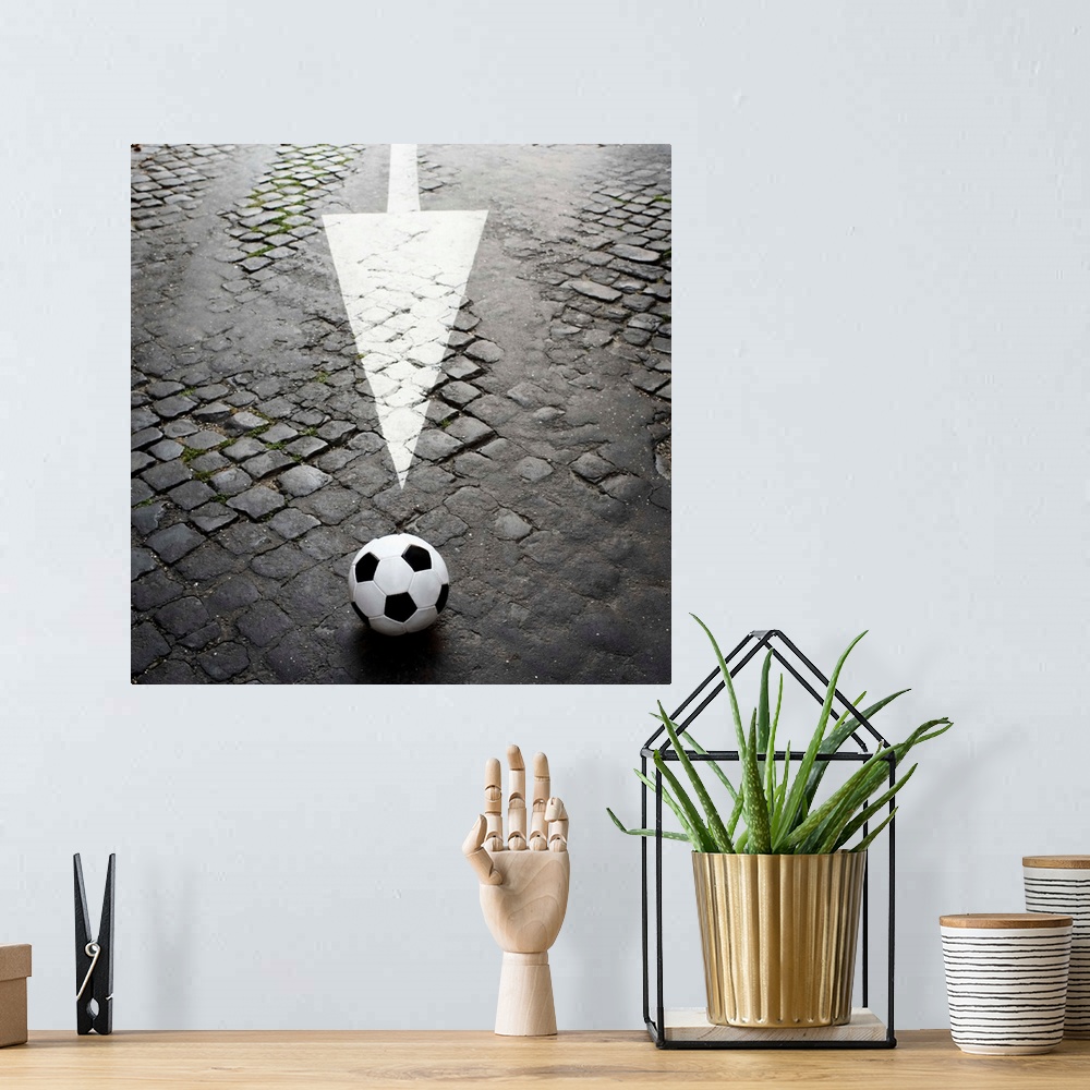A bohemian room featuring This Way To Soccer