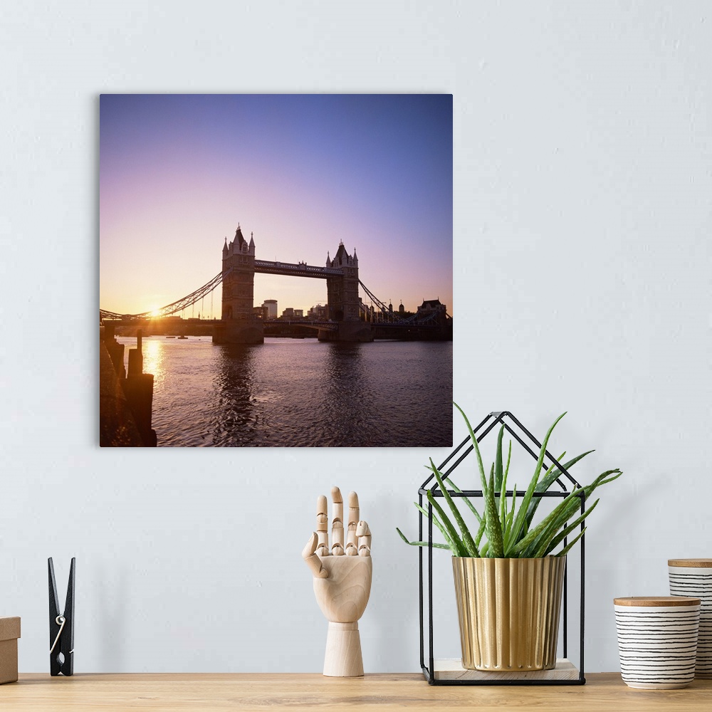 A bohemian room featuring Tower Bridge in London, England
