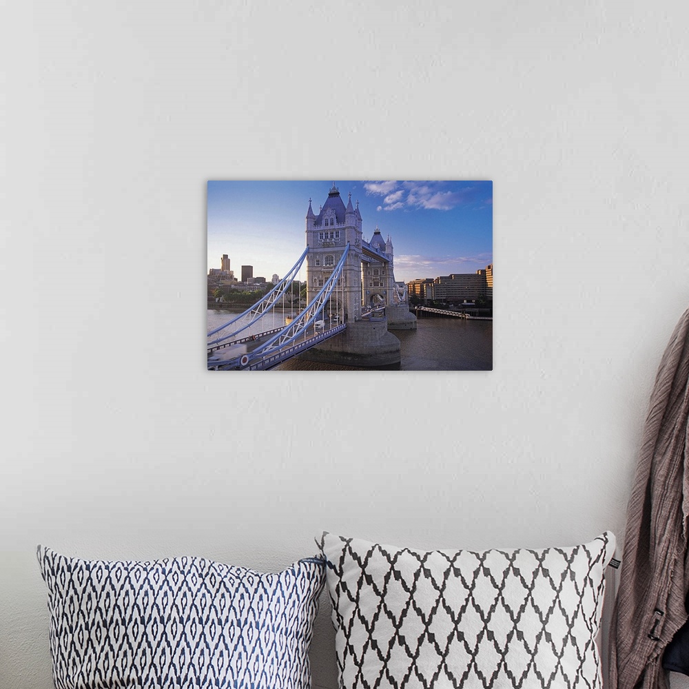 A bohemian room featuring Tower Bridge, London, England, UK