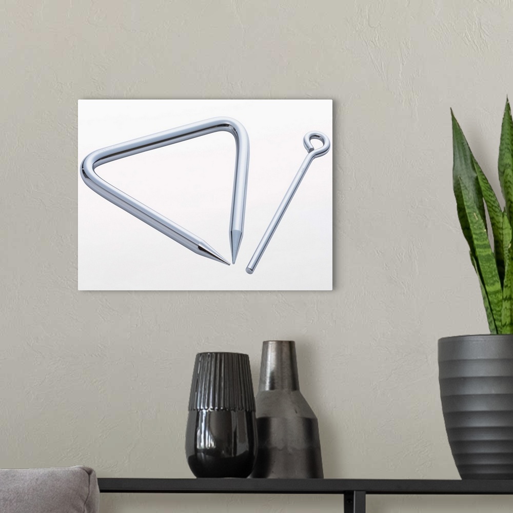 A modern room featuring Triangle