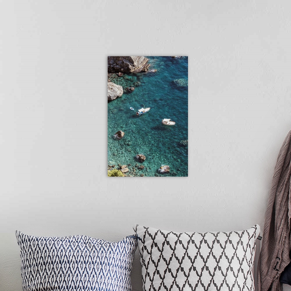 A bohemian room featuring Turquoise Sea, Amalfi Coast, Italy