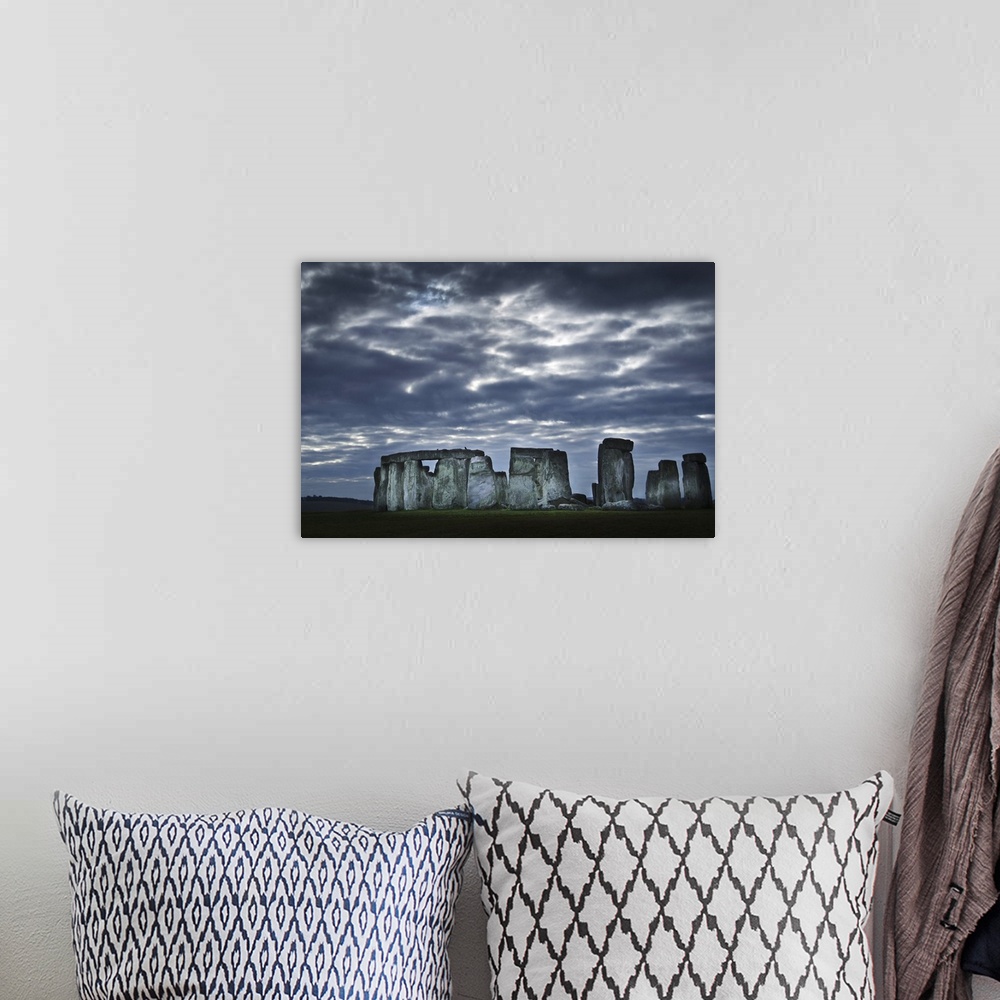 A bohemian room featuring UK, Stonehenge, Scenic view at dawn