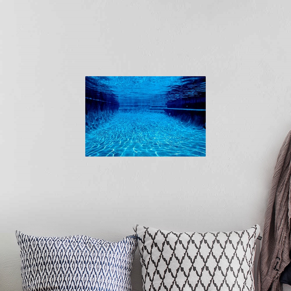 A bohemian room featuring Underwater View of a Swimming Pool