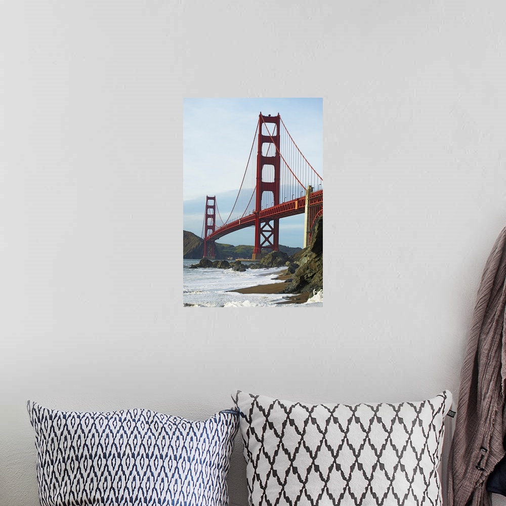 A bohemian room featuring USA, California, San Francisco, Golden Gate Bridge and Baker Beach