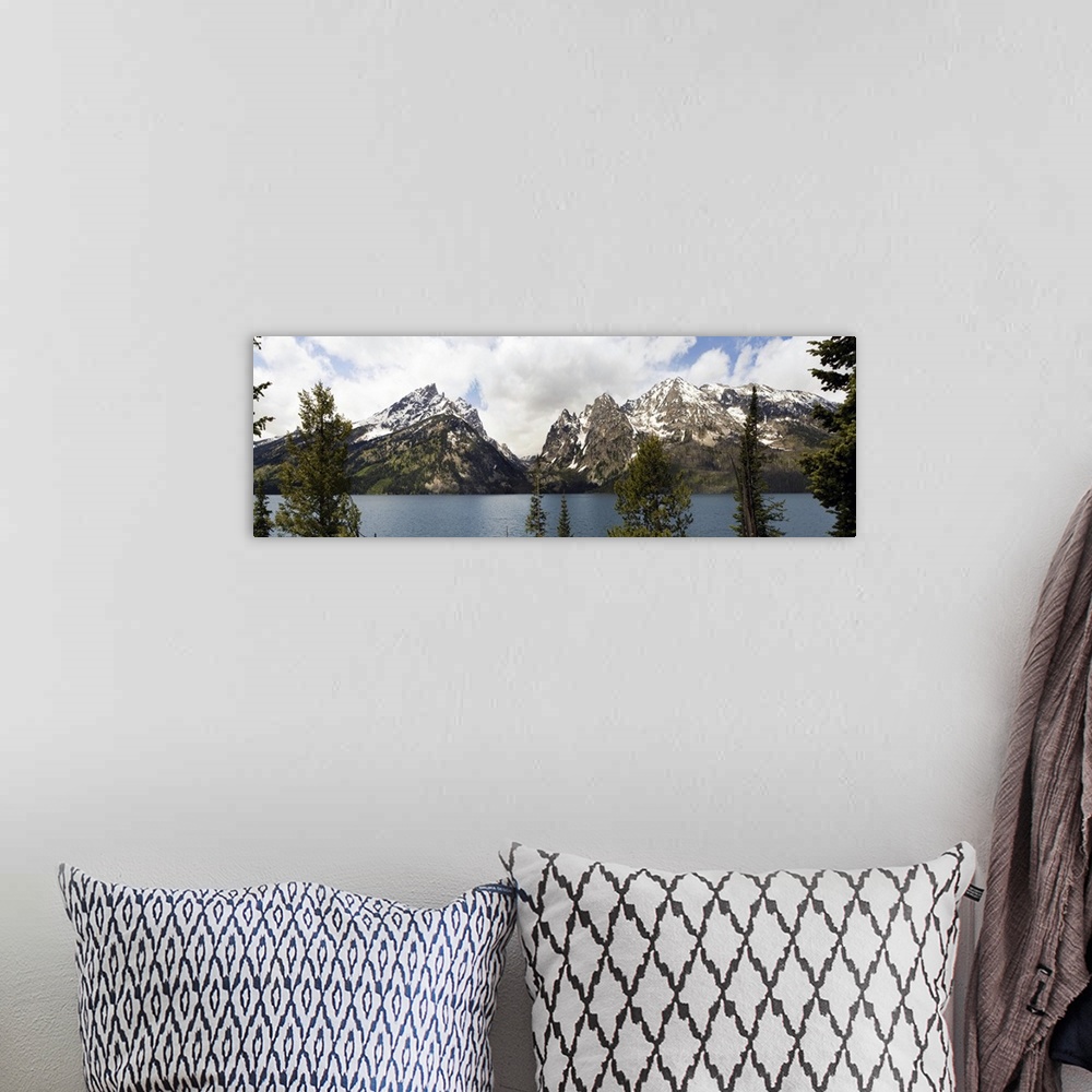 A bohemian room featuring USA, Wyoming, Grand Teton National Park, Jenny Lake
