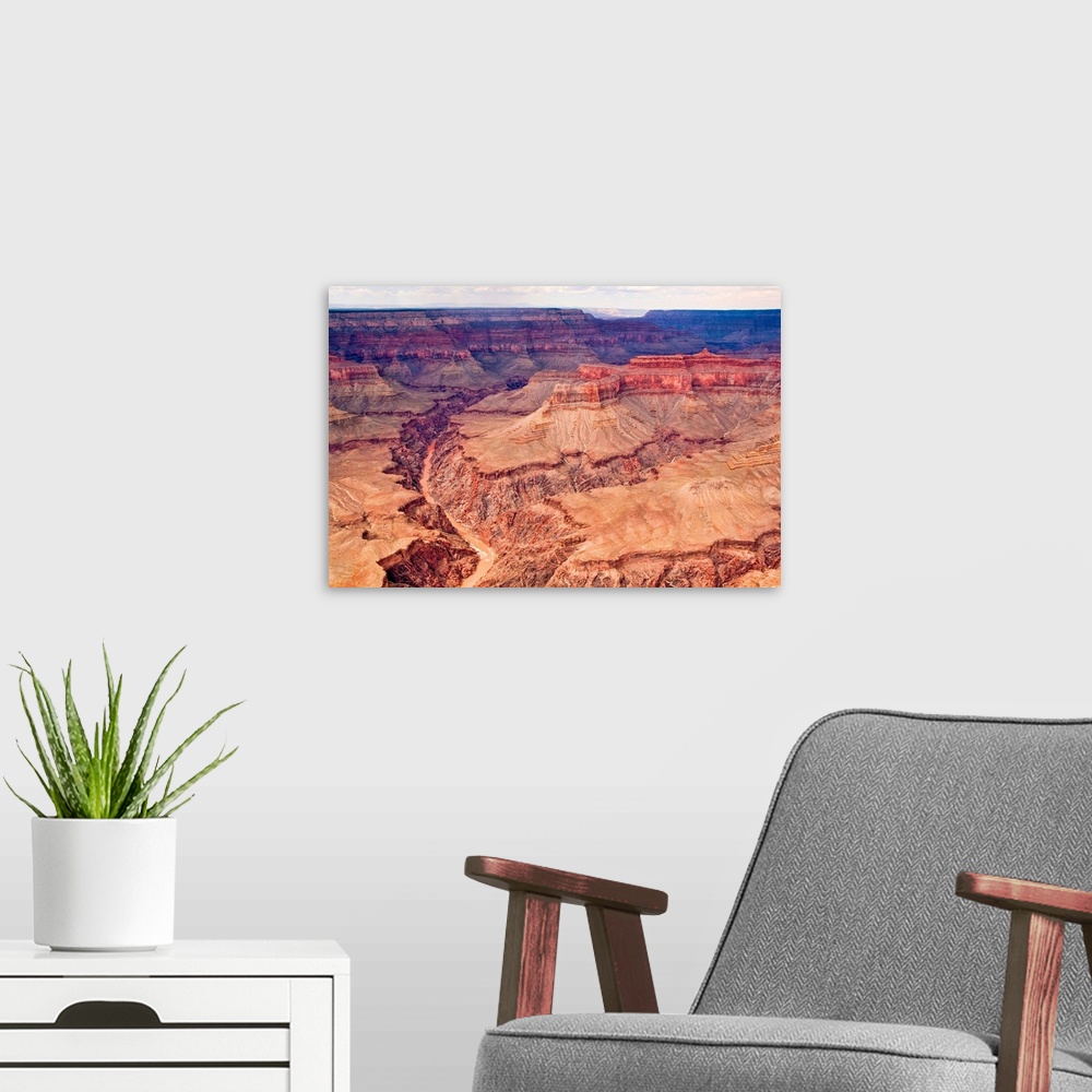 A modern room featuring View of Grand Canyon, Arizona, U.S.A.