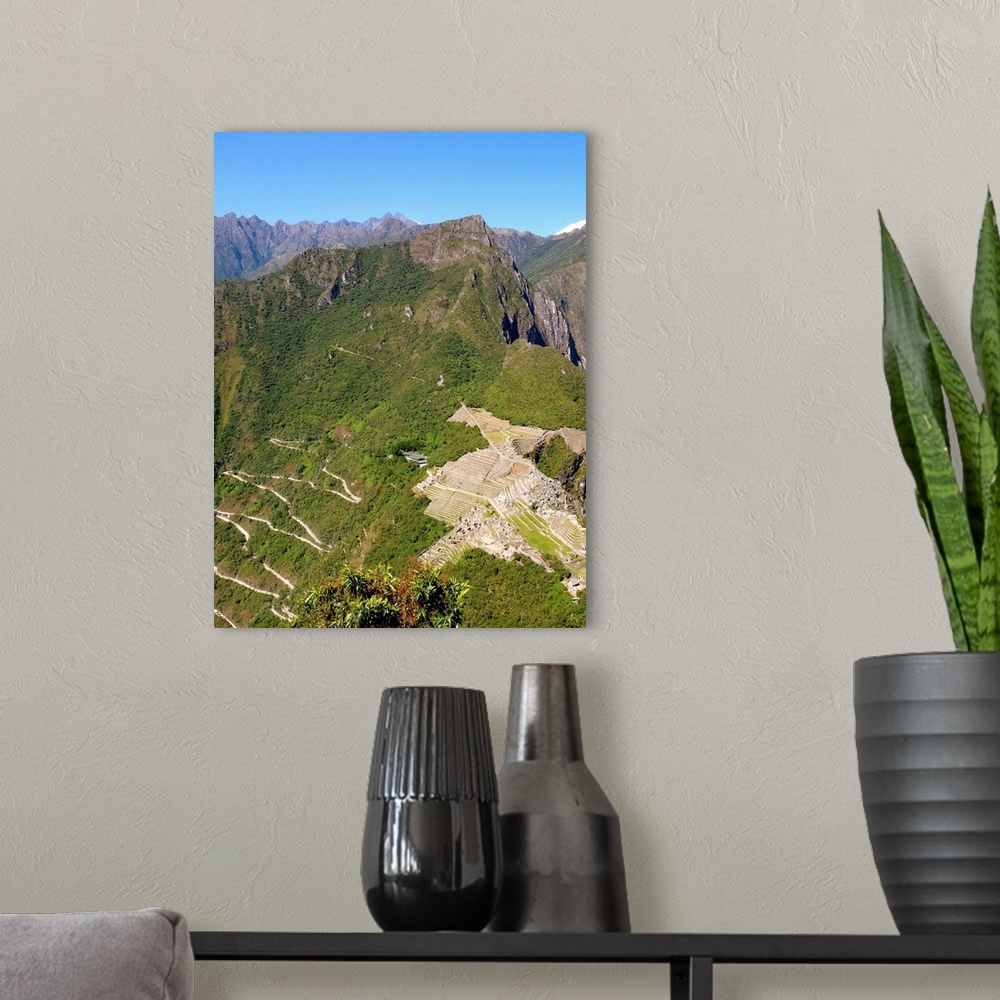 A modern room featuring View of Machu Picchu.