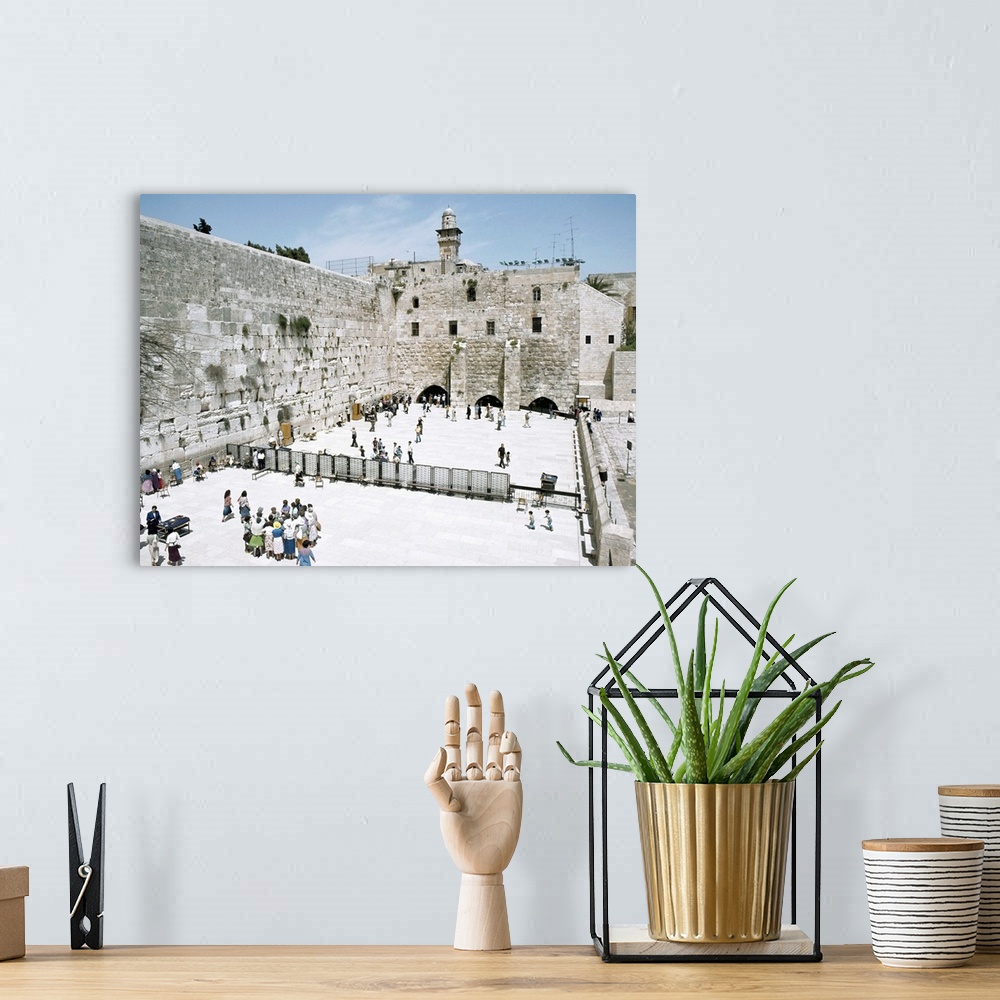 A bohemian room featuring Western Wall , Jerusalem , Israel