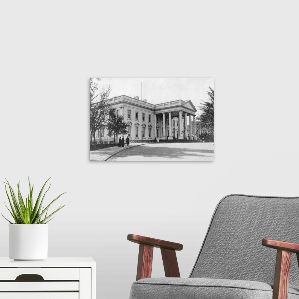 A modern room featuring White House, Washington DC