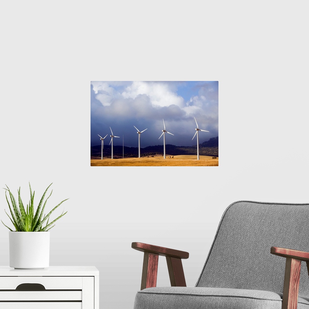 A modern room featuring Wind Farm In Spain