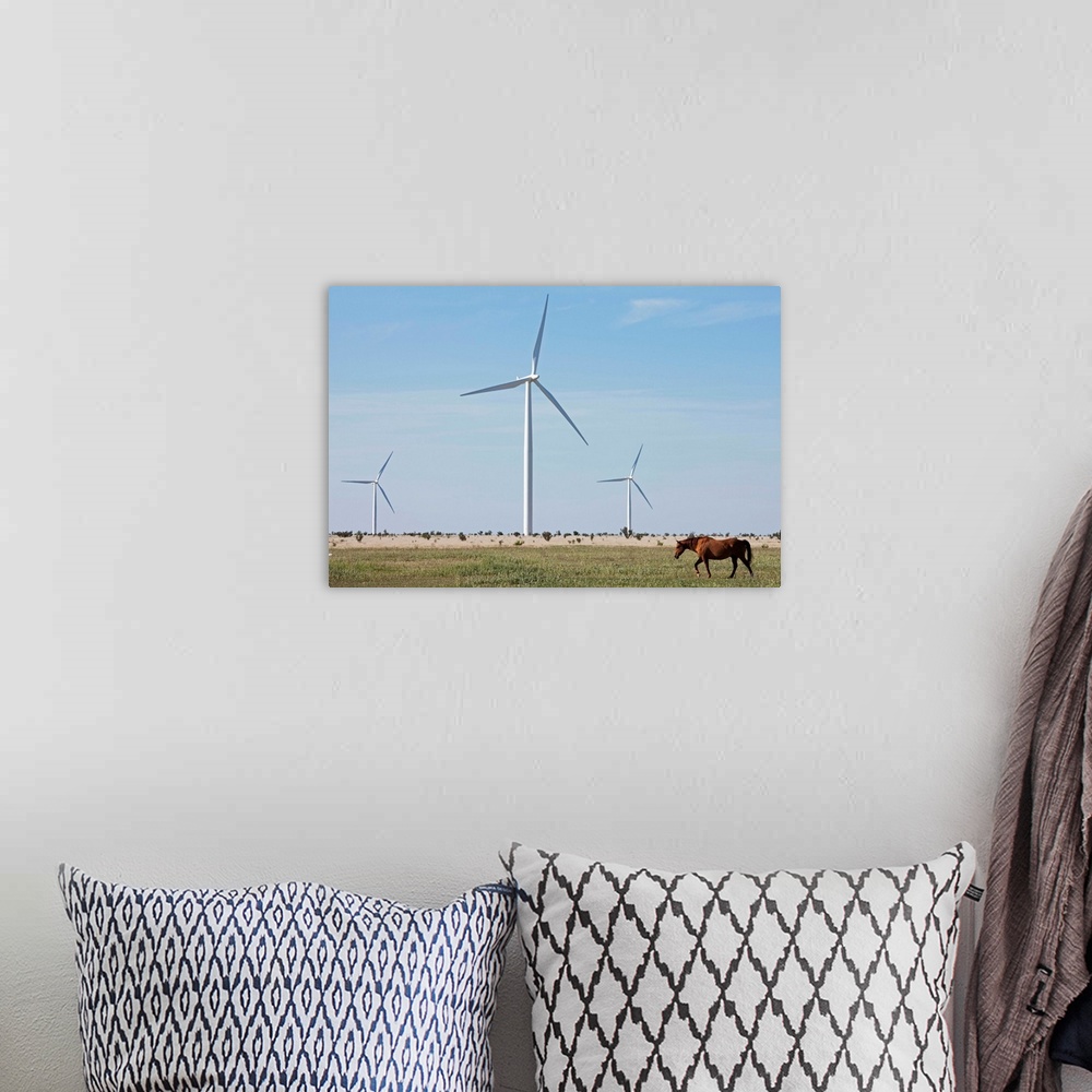 A bohemian room featuring Wind Farm, Vega, Texas