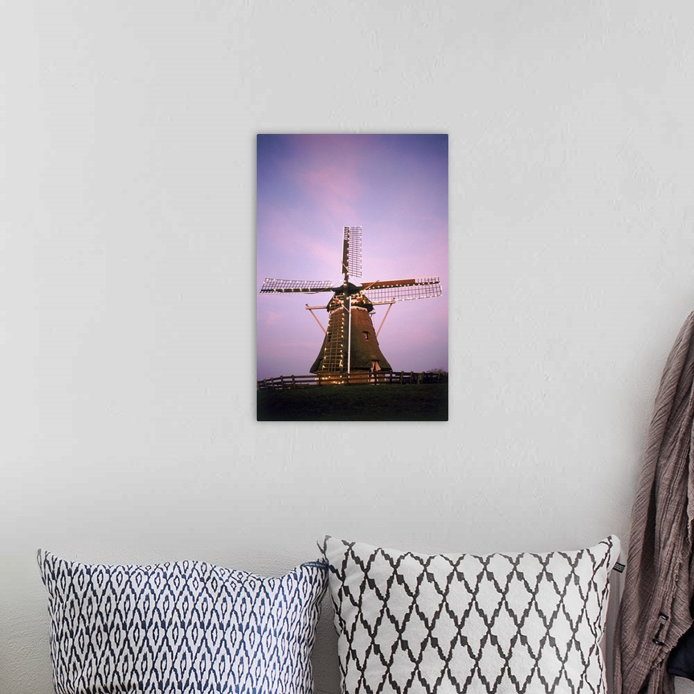 A bohemian room featuring Windmill, Netherlands
