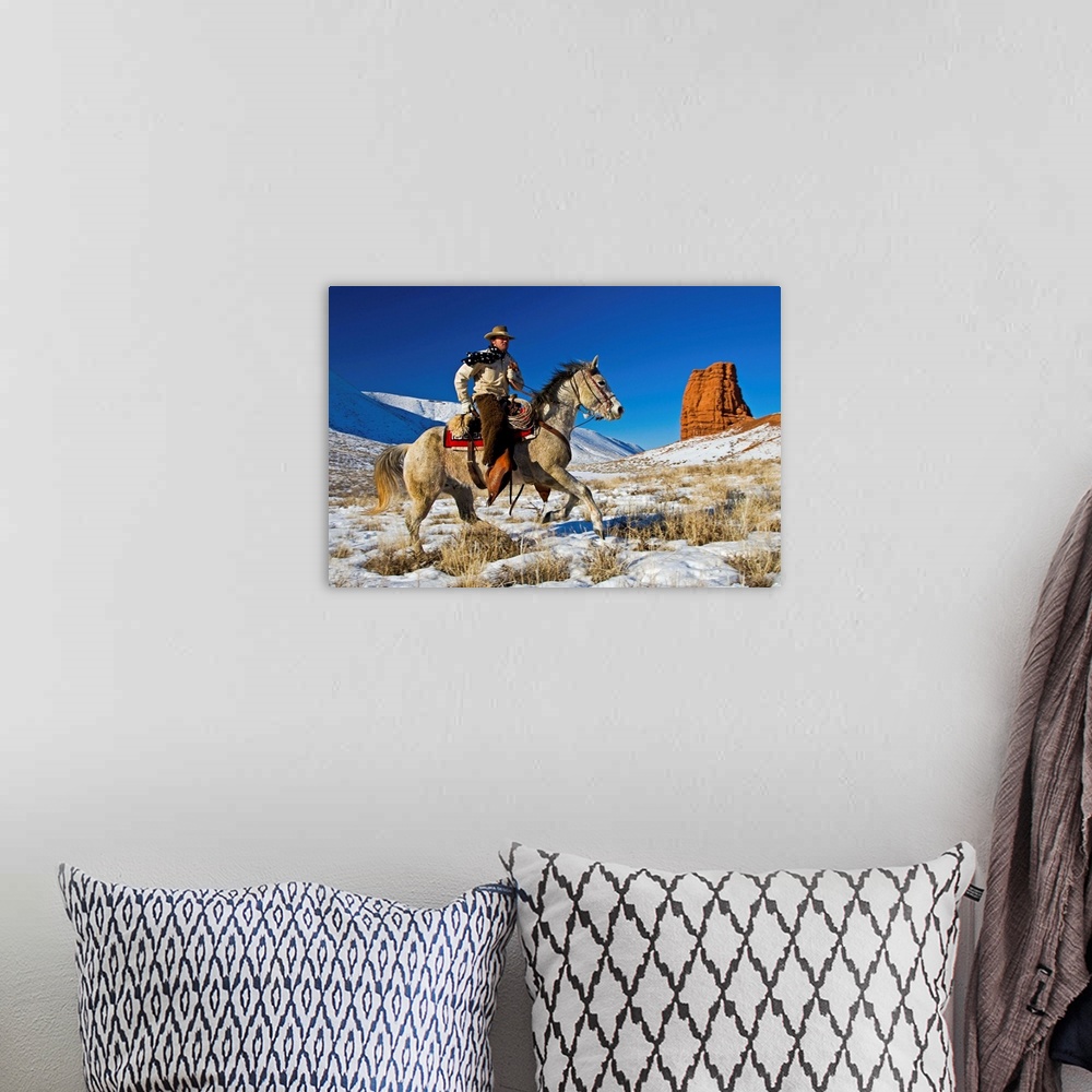 A bohemian room featuring Wyoming Cowboy