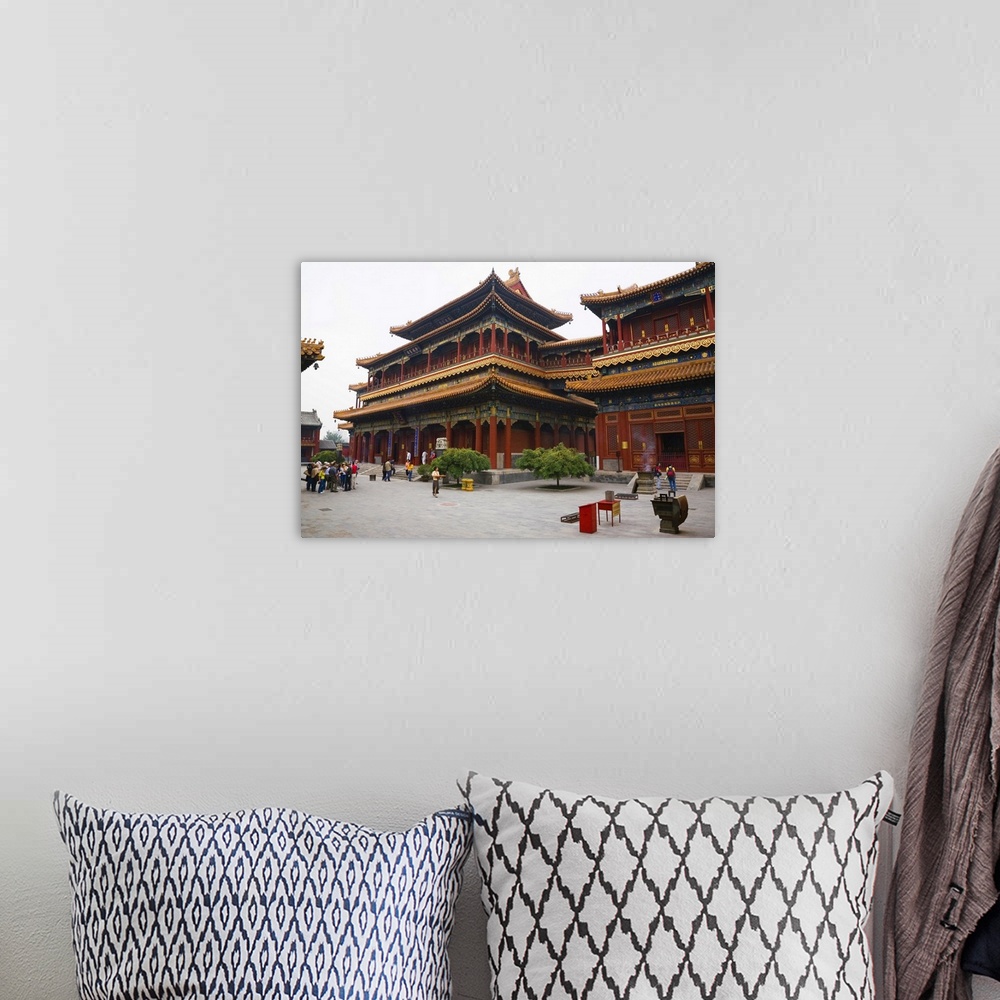 A bohemian room featuring Yonghegong temple, Beijing, China