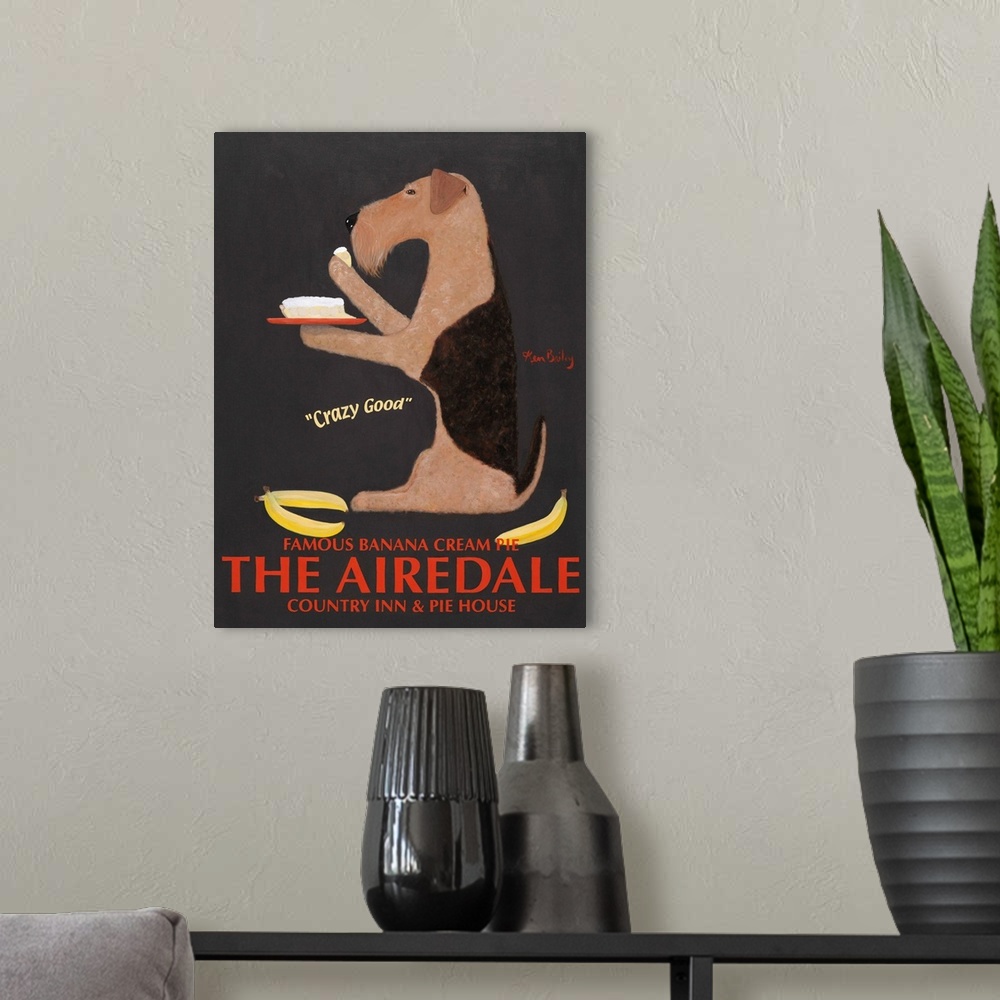 A modern room featuring Airedale Banana Cream