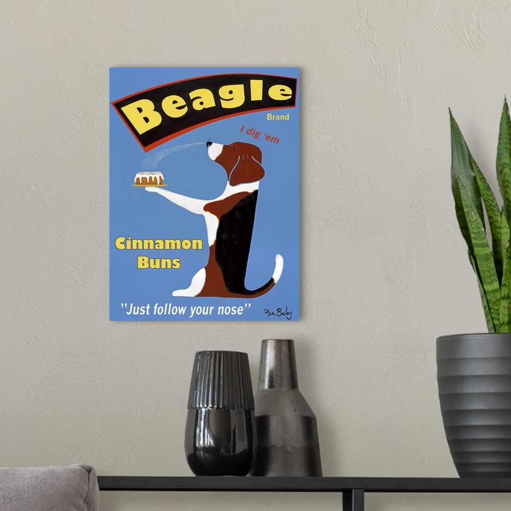 A modern room featuring Beagle Buns