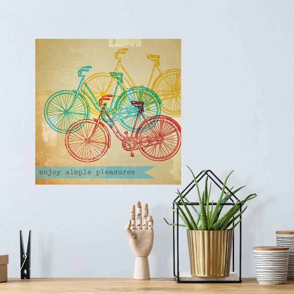 A bohemian room featuring Bikes 1