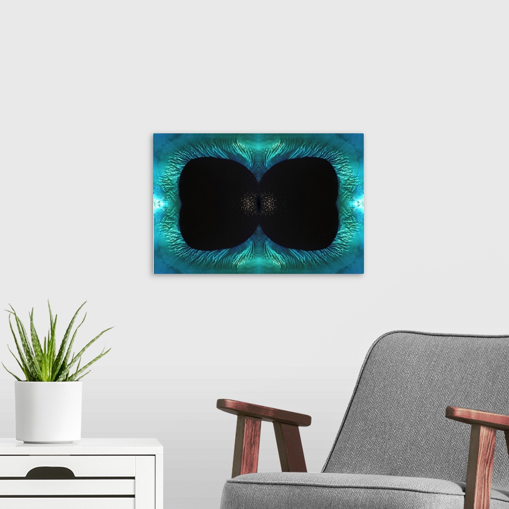 A modern room featuring Black Butterfly