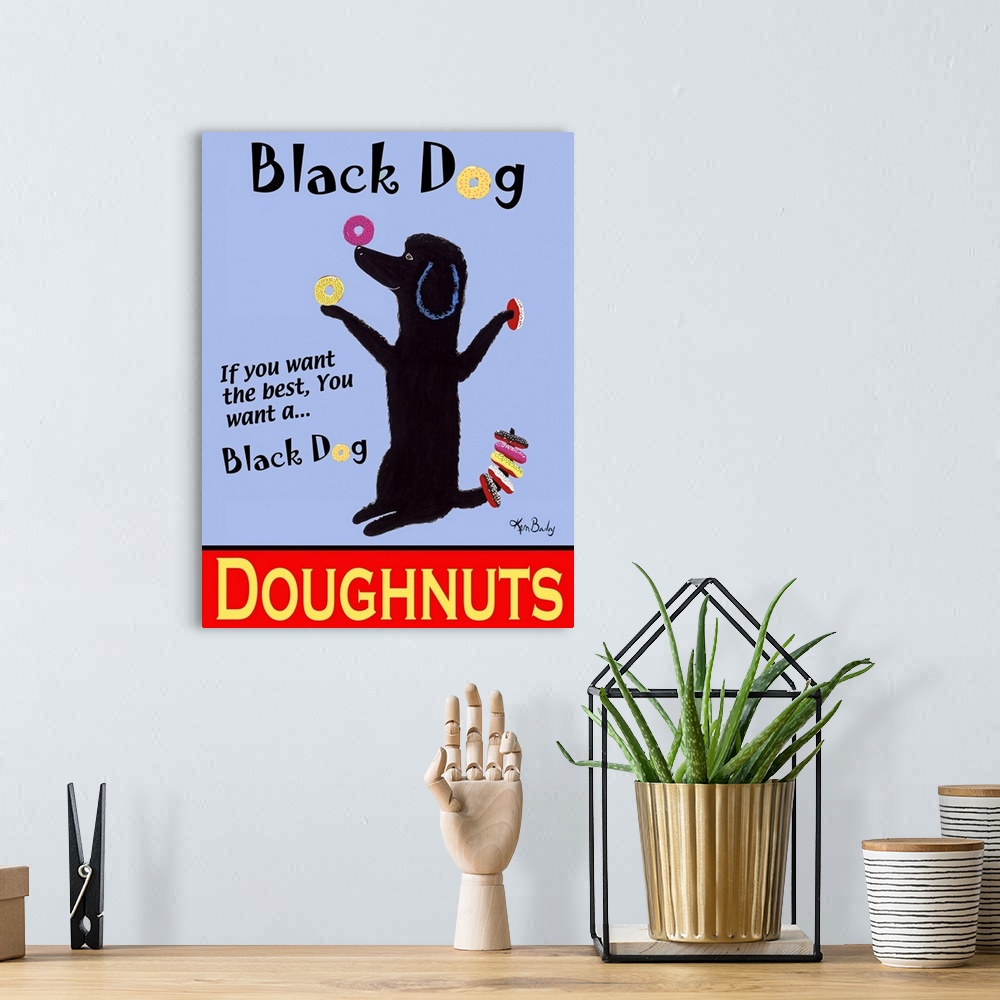 A bohemian room featuring Black Dog Doughnuts