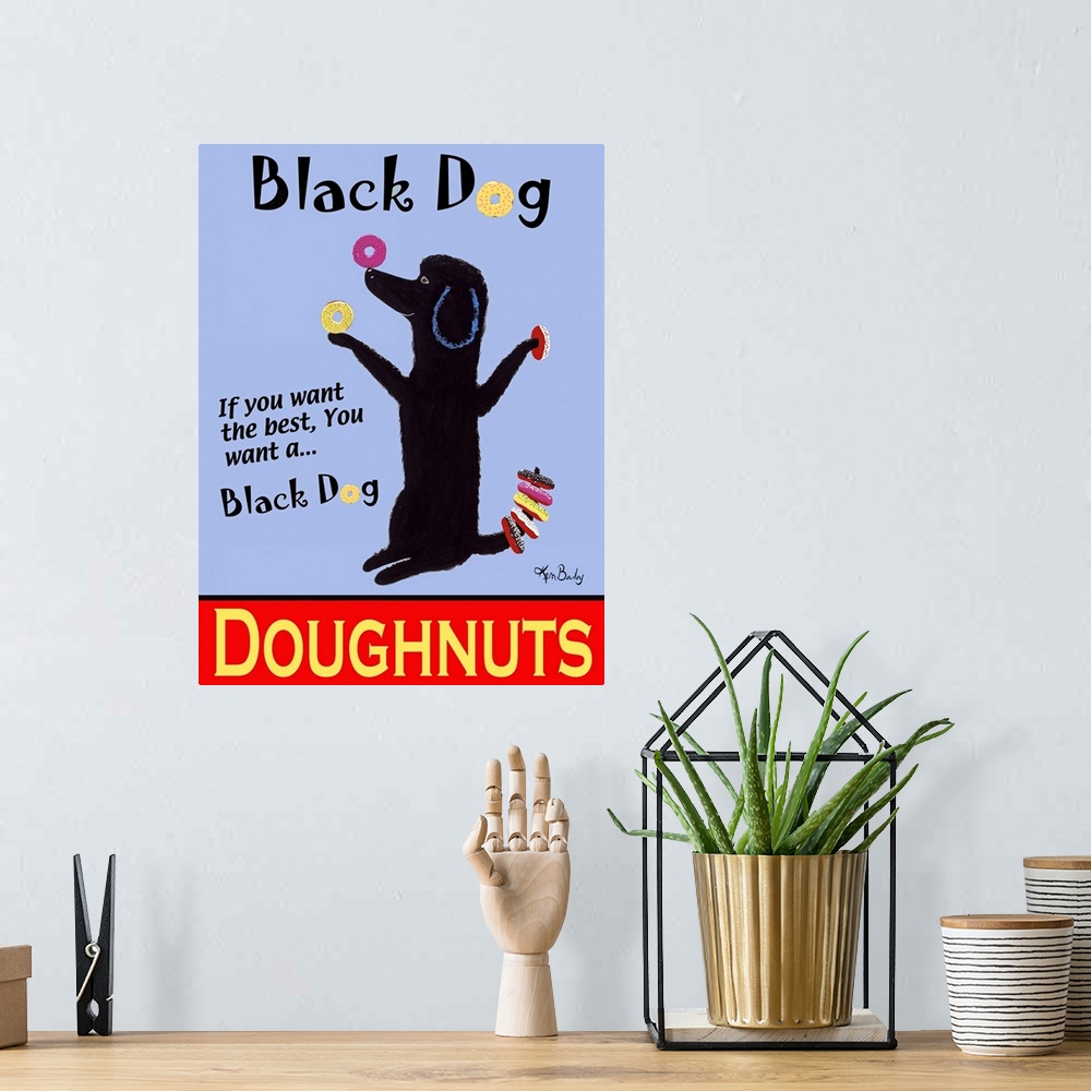 A bohemian room featuring Black Dog Doughnuts