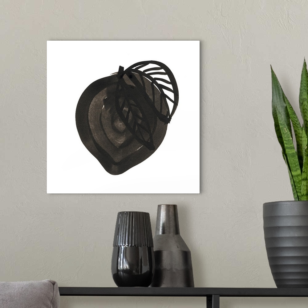 A modern room featuring Black Peach