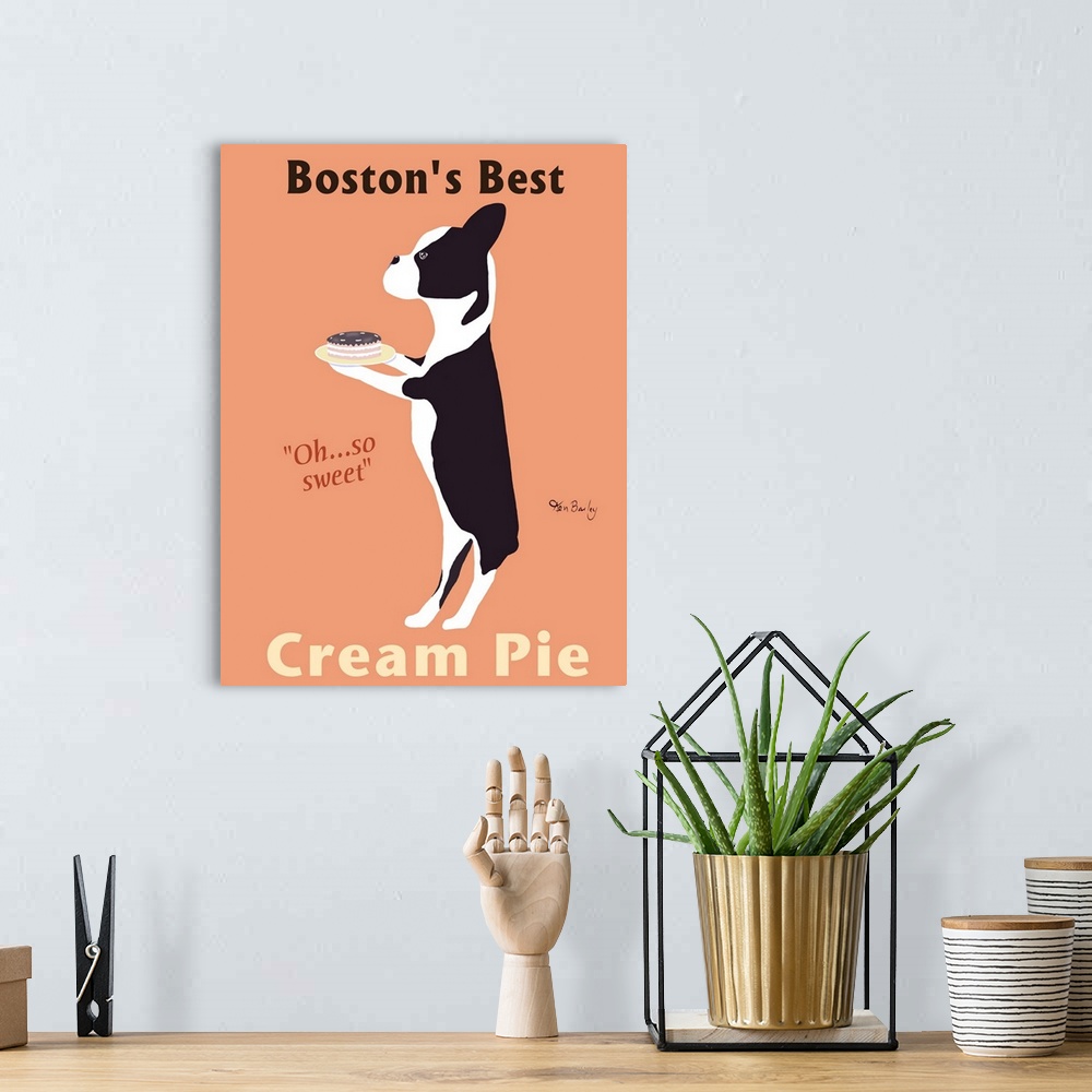 A bohemian room featuring Boston's Best Cream Pie