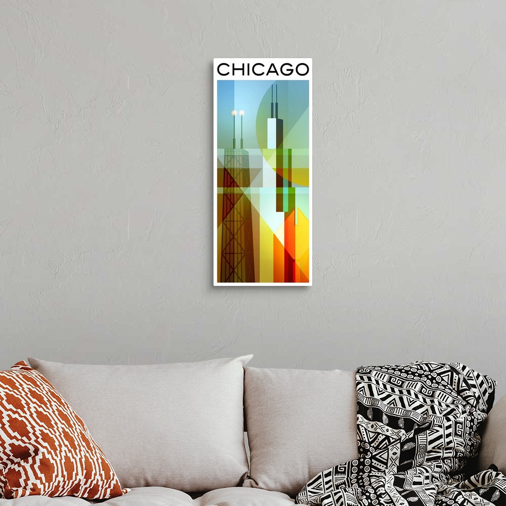 A bohemian room featuring Chicago 2