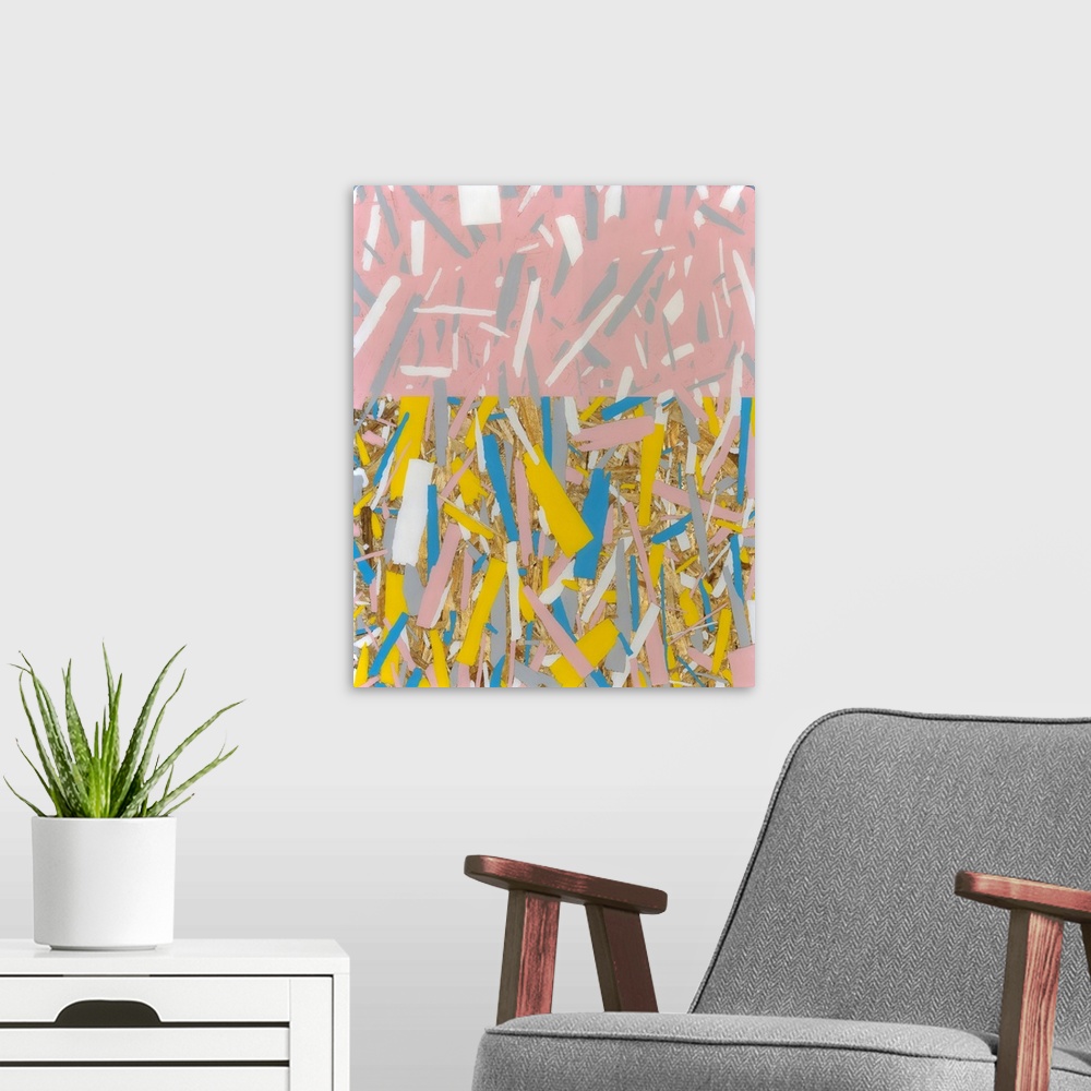 A modern room featuring Color Fragments 5