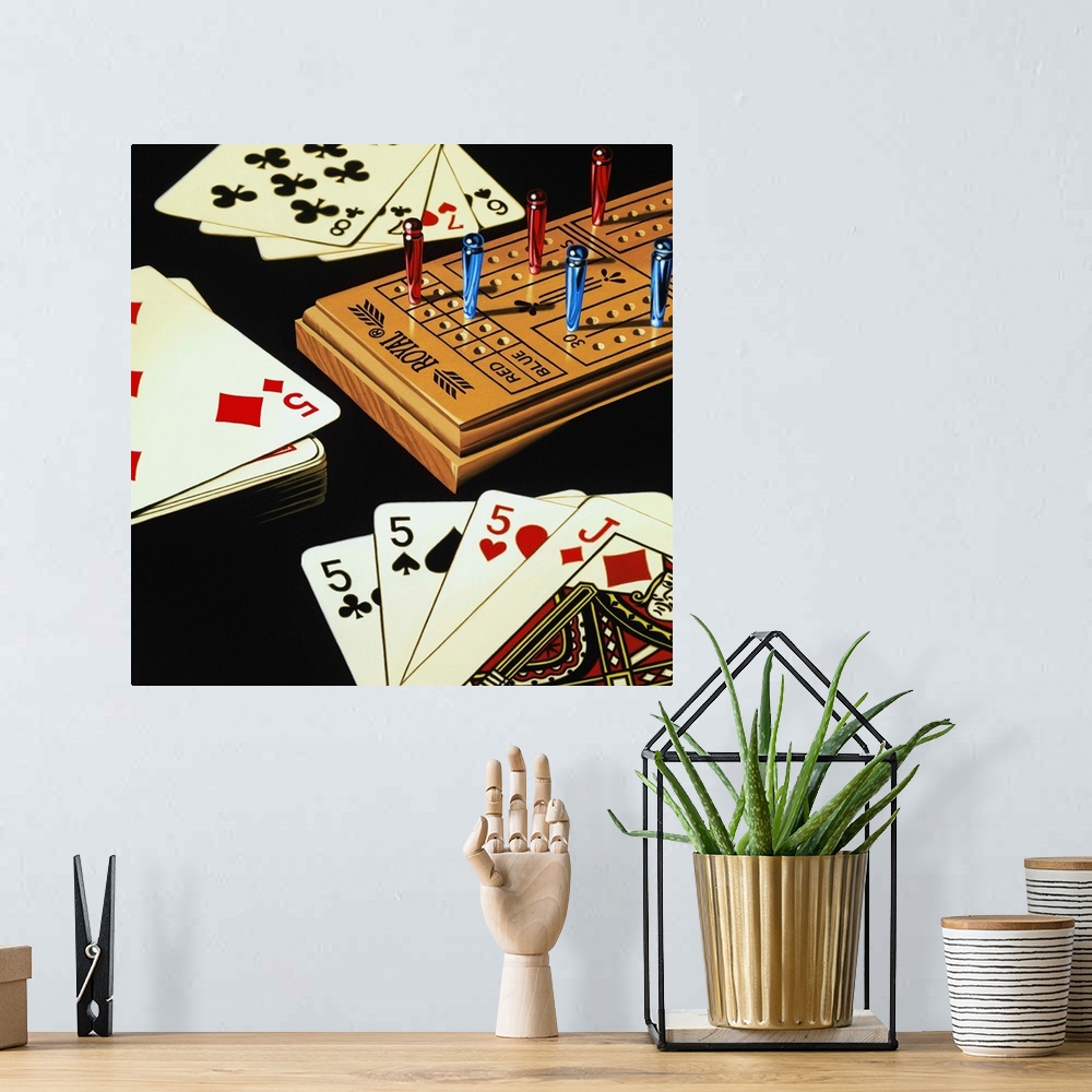 A bohemian room featuring Cribbage