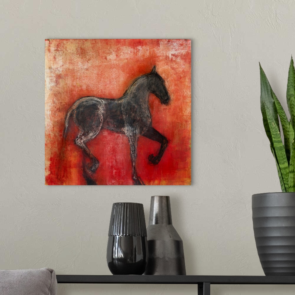 A modern room featuring Equine Rouge 2
