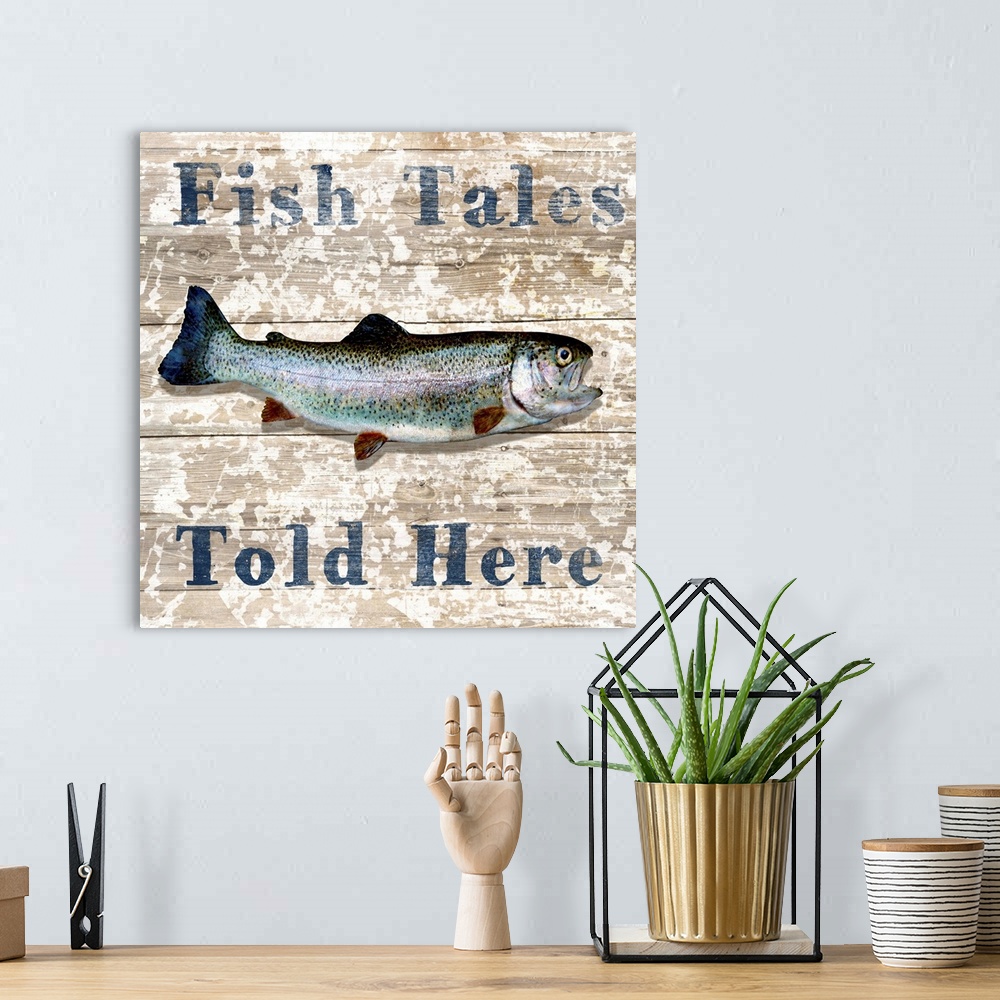 A bohemian room featuring Fish Tales