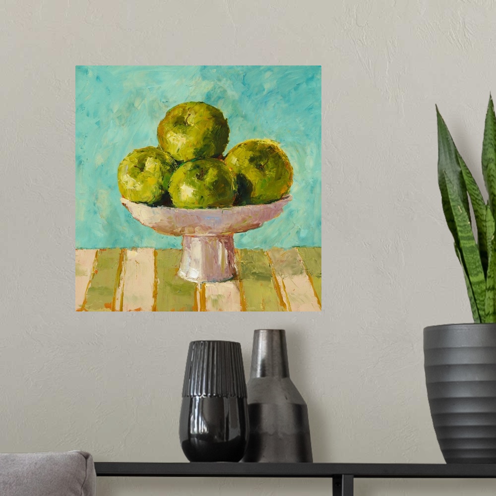 A modern room featuring Fruit Bowl II