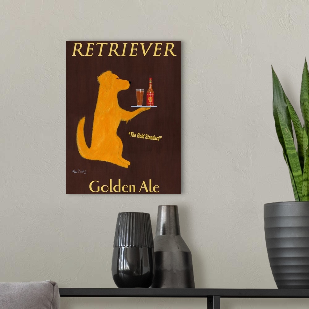 A modern room featuring Golden Ale